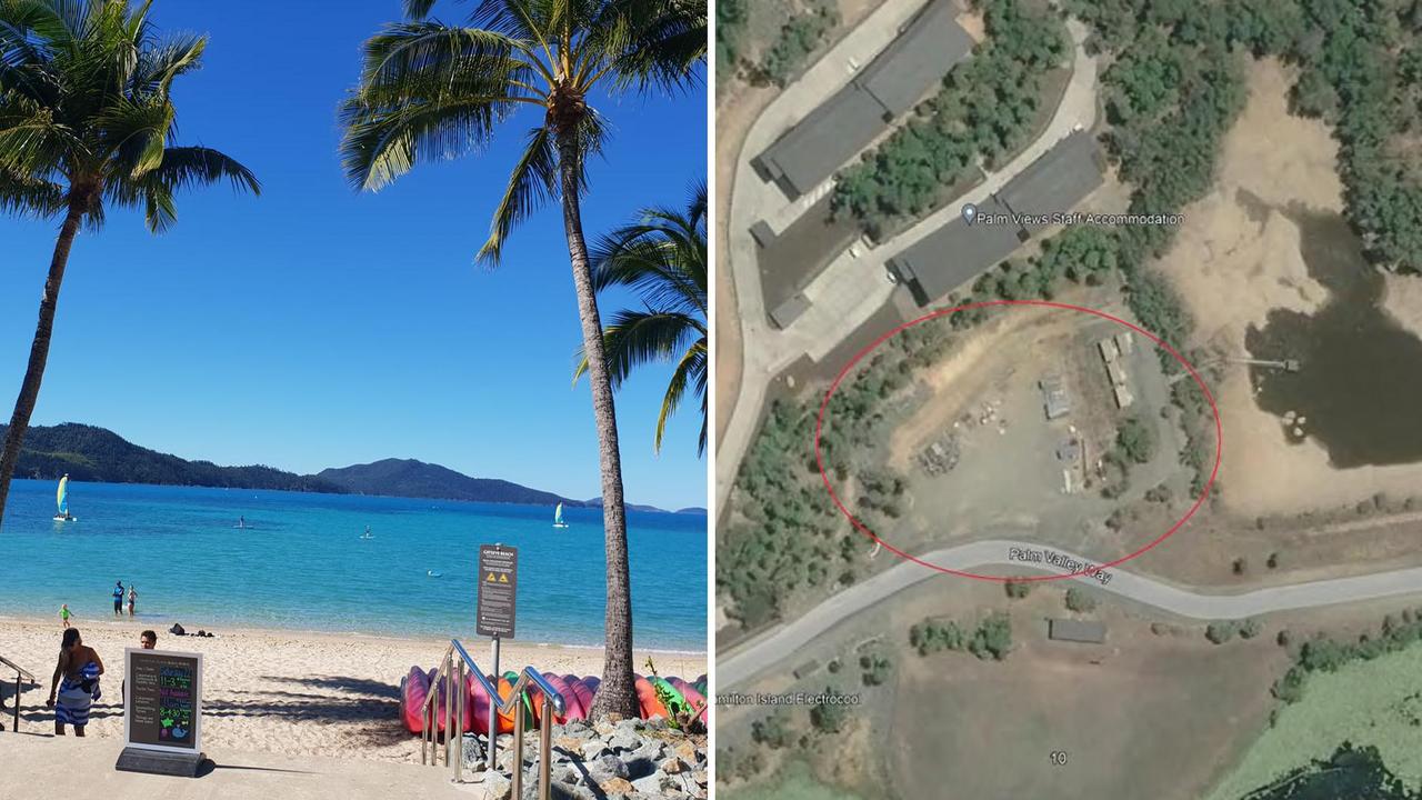 A Queensland island has planned a workers camp as infrastructure invesment follows record tourist numbers.