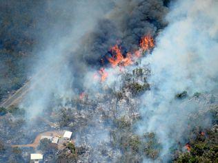 Fire at The Caves.