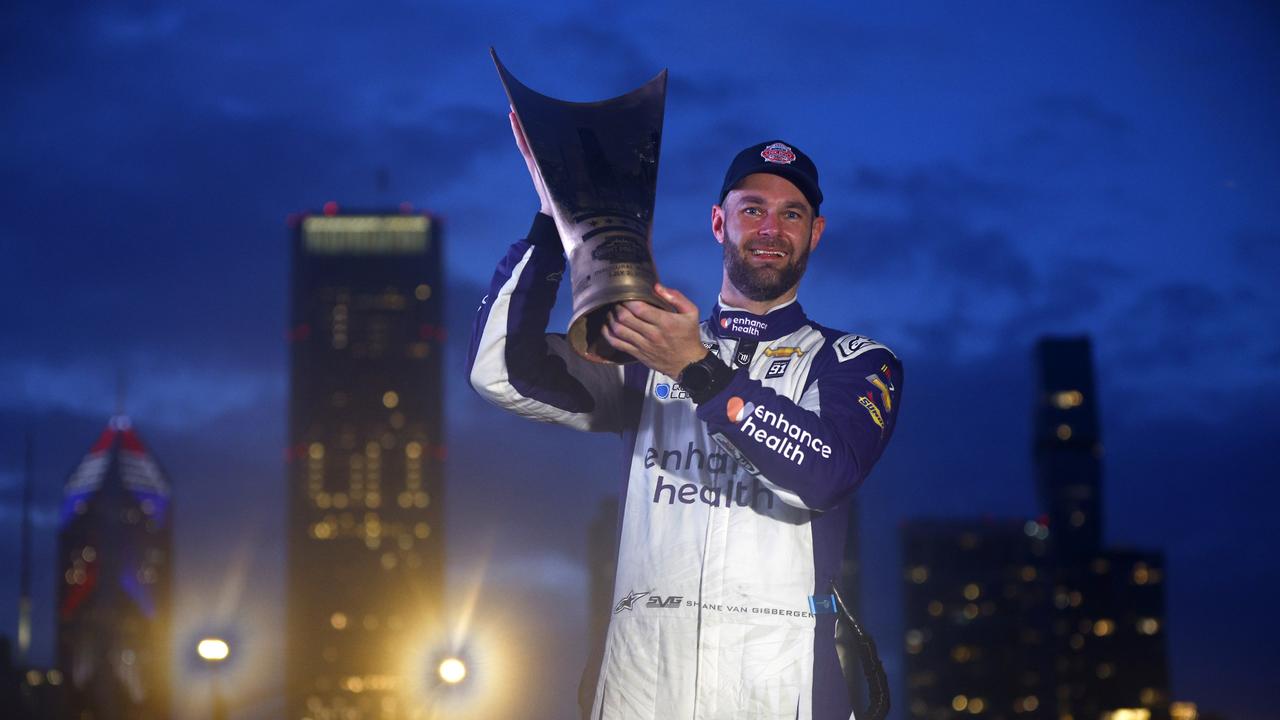 Shane van Gisbergen wants a future in NASCAR after his historic win on debut in Chicago. Picture: Getty Images.