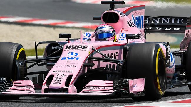 Force India copped a fine over its numbers at the Spanish GP.