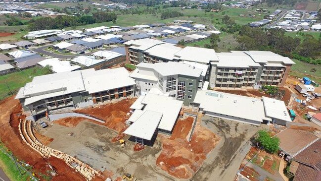 Ozcare's 150-bed aged care facility at Glenvale is nearing completion.