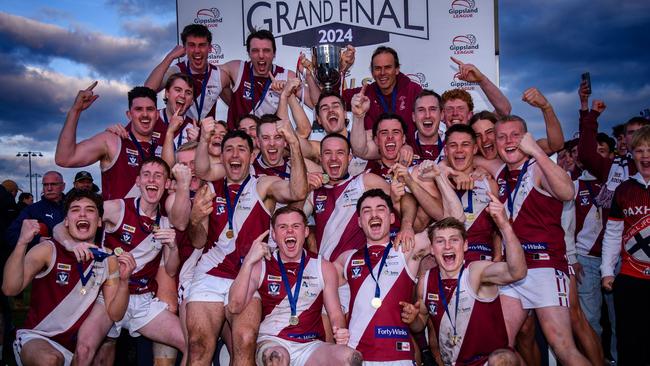 Traralgon beat Leongatha in the Gippsland league grand final this year. Picture: Warren ‘Wazshots’ Leyden