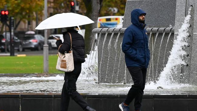 Up to 20mm of rain each day will fall in Adelaide for the rest of the week. Picture: NCA NewsWire / Naomi Jellicoe