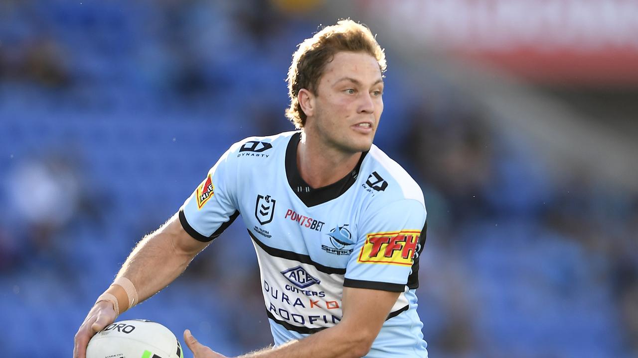 Shaun Johnson’s injury is bad news for the Sharks but it opens up an opportunity for off-contract star Matt Moylan (pictured). Photo by Ian Hitchcock/Getty Images