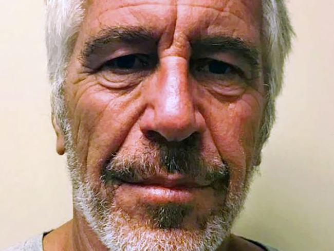 Jeffrey Epstein in his photo for the New York State Sex Offender Registry. Picture: AFP