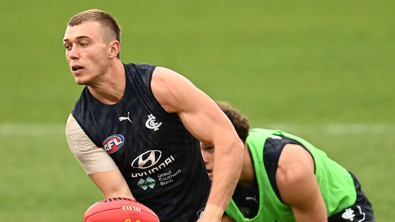 Patrick Cripps didn’t miss a beat in his return from injury. Picture: Quinn Rooney/Getty Images