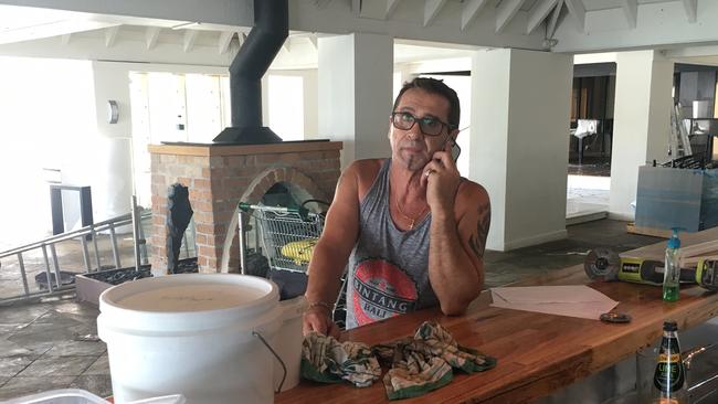 Howl at the Moon nightclub and eatery owner Lou Cerantonio yesterday — he was helping removalists gut his venue of 13 years, having shut the doors at Surfers Paradise riverfront several weeks ago.