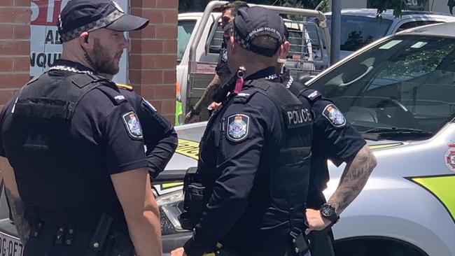 Police have responded to reports of a woman allegedly being run-over by her husband's car at Central Tourist Park along Malcomson Street in Mackay on the morning of November 2, 2022. Picture: Duncan Evans