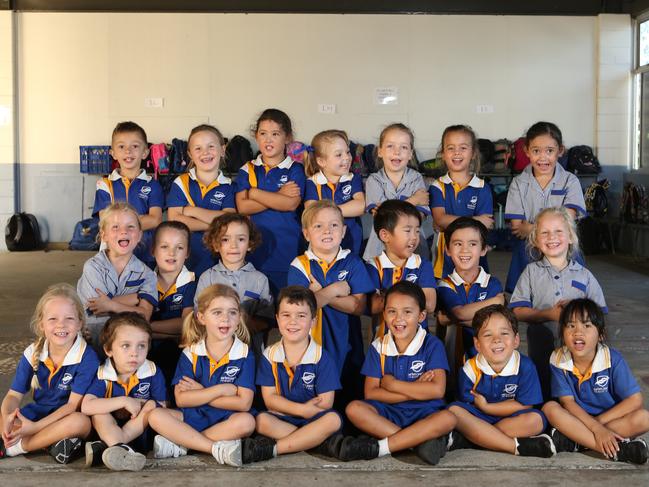 Surfers Paradise State School Prep S Back: Gem Prosperi-Erdogan, Tillie Reibelt, Zara Boltwood, Zoe Voigt, Sky Davis, Miah Jamison, Ada McNamara Middle: Sienna D'Agostin, Sienna Jolley, Sahara Haag, Bentley Tonini, Lennon Hirata, Naoki Bach, Lola Sokolski Front: Emma Hopson, Tyrell Dorner, Evie Sharp, Andy Vitale-Cahill, Ariel Stevens, Nixon Campbell, Lana Trepon. Picture Glenn Hampson
