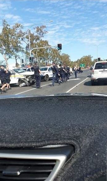 The moment Lui Tiaaleaiga was arrested in Gladstone this morning.