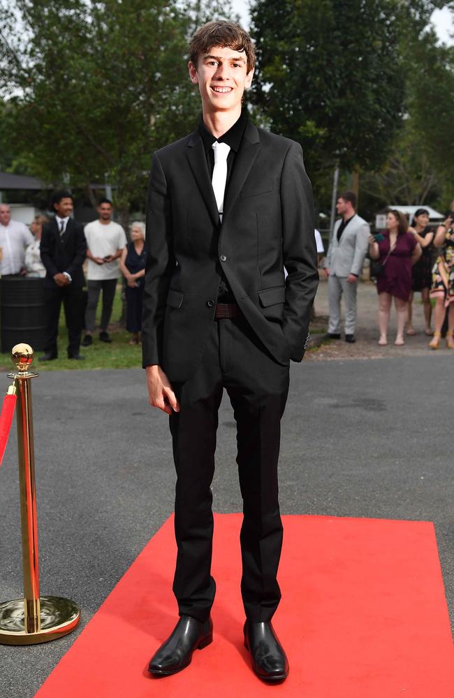 Connor Beats at Nambour State College School Formal. Picture: Patrick Woods.