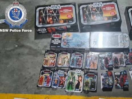 Star Wars memorabila worth $23,000 was found in Pearsall's apartment.