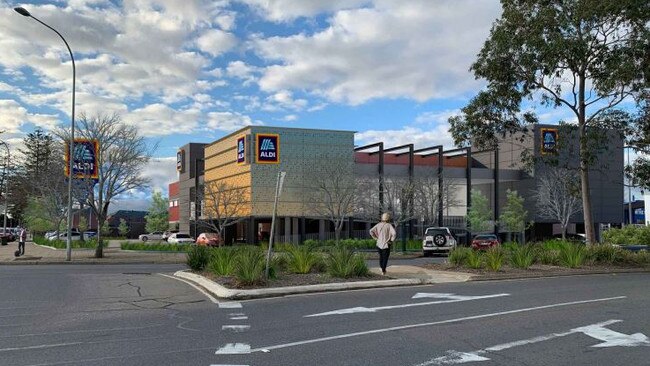 Artist impression of proposed Aldi supermarket at Glenelg, lodged by Polites.