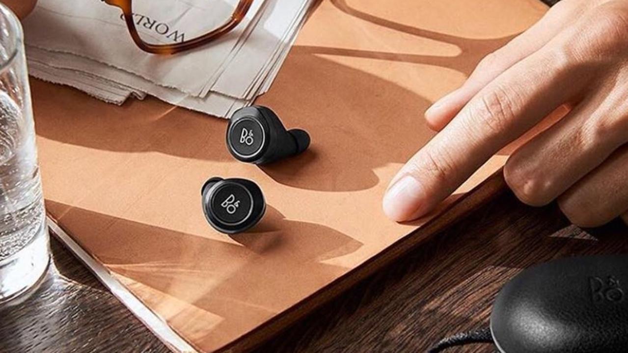 You can get the Danish-designed wireless earphones on sale as part of Catch Australia’s Birthday sale. Picture: Instagram @bangolufsenanz.