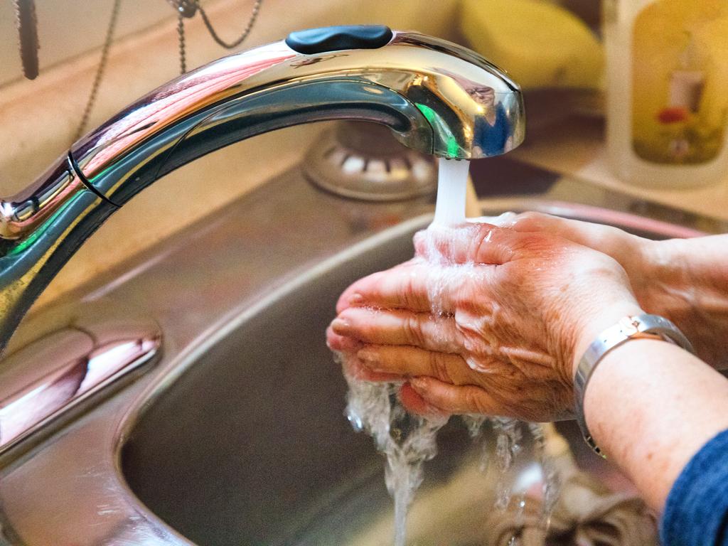 An Australian infectious disease expert has said soap and water is as effective at keeping hands free as any alcohol-based hand sanitiser. Picture: iStock