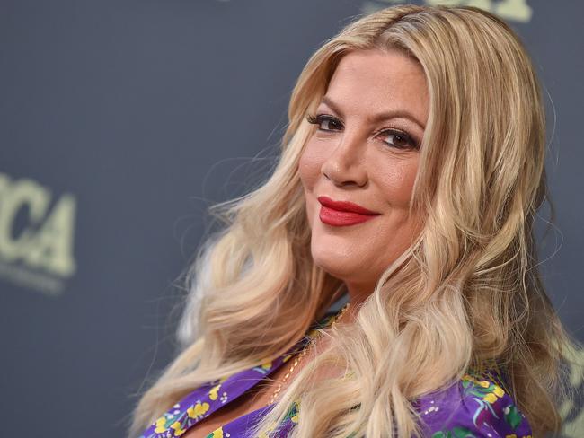 Tori Spelling, as seen in February this year. Picture: AFP