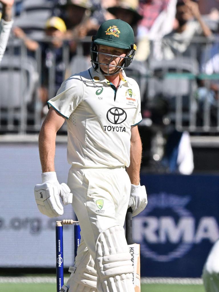 Nathan McSweeney was tasked with opening the batting, yet never opened for his state team. Picture: SAEED KHAN / AFP