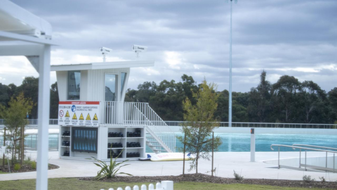 A man has been taken to hospital after he was pulled from the pool at URBNSURF. Picture: NewsWire / Jeremy Piper