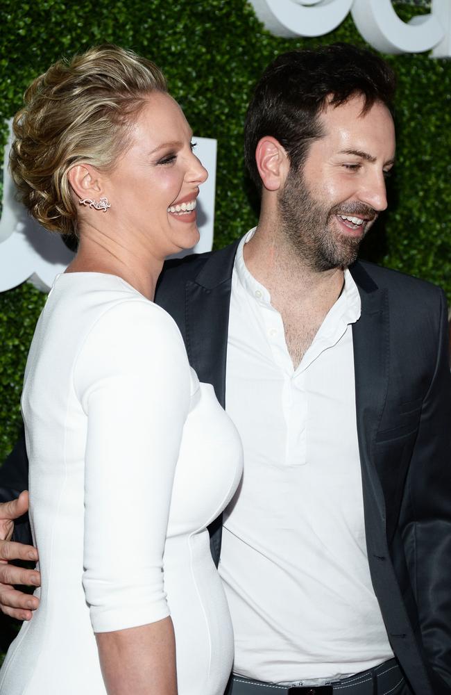 Katherine Heigl and Josh Kelley look the picture of happiness. Picture: Matt Winkelmeyer/Getty Images