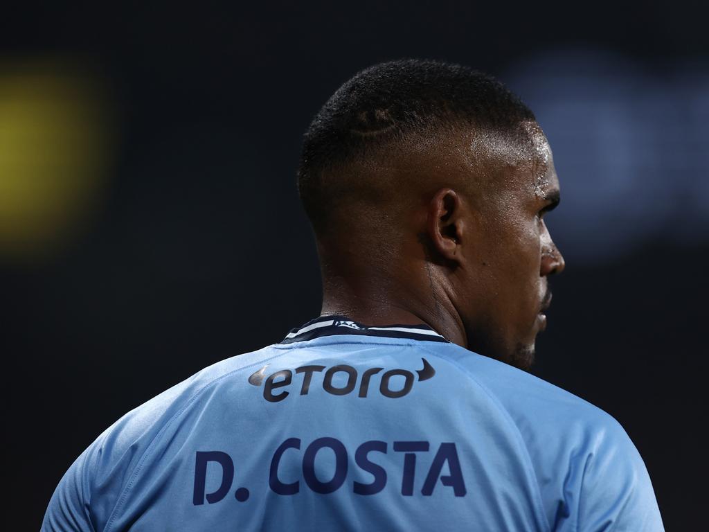 Douglas Costa was replaced with a ‘tight hamstring’ in Sydney FC’s loss to Sanfrecce Hiroshima. Picture: Jason McCawley/Getty Images