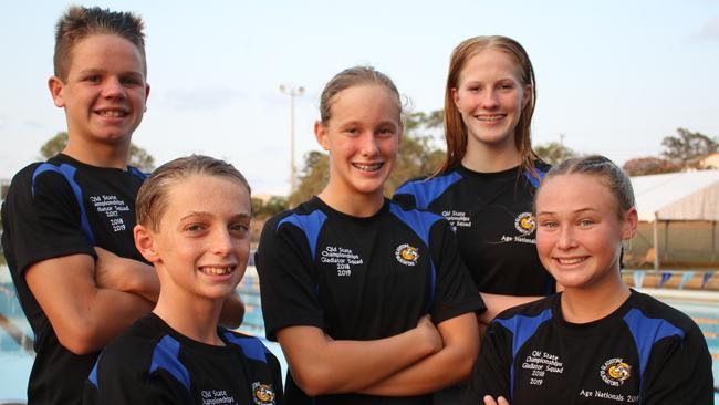 Gladstone Gladiators Kane Martin, Kai Devine, Shianne Plunkett, Clara furness and Stephanie Elliot will compete at the 2019 McDonalds Queensland Championships in Brisbane