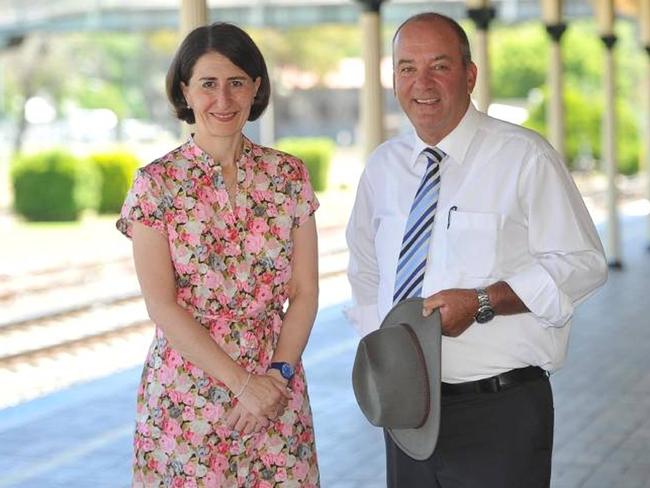 Gladys Berejiklian with disgraced MP Darryl Maguire.