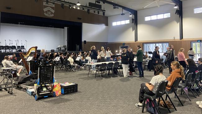 2024 Creative Generation - State Schools Onstage sitzprobe at Mansfield State High School