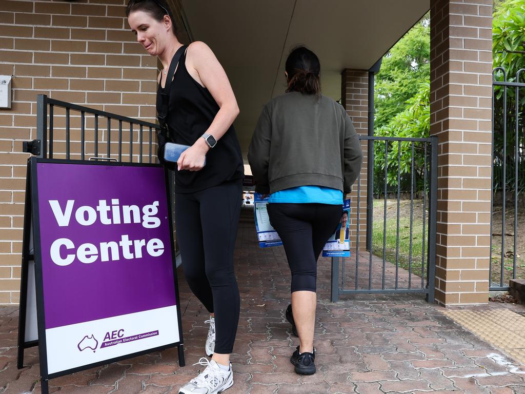 Early voting began on Tuesday, when the how to vote cards revealed the major shift. Picture: NewsWire / Gaye Gerard
