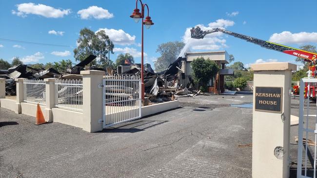 Photos taken by Kent Murray of the fire destruction at Oasis Church on Sunday August 27, 2023.