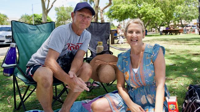 Barry and Kathy Spinks at the Noosa Australia Day Festival at Lions Park Gympie Terrace, Noosaville on January 26, 2023. Picture: Katrina Lezaic