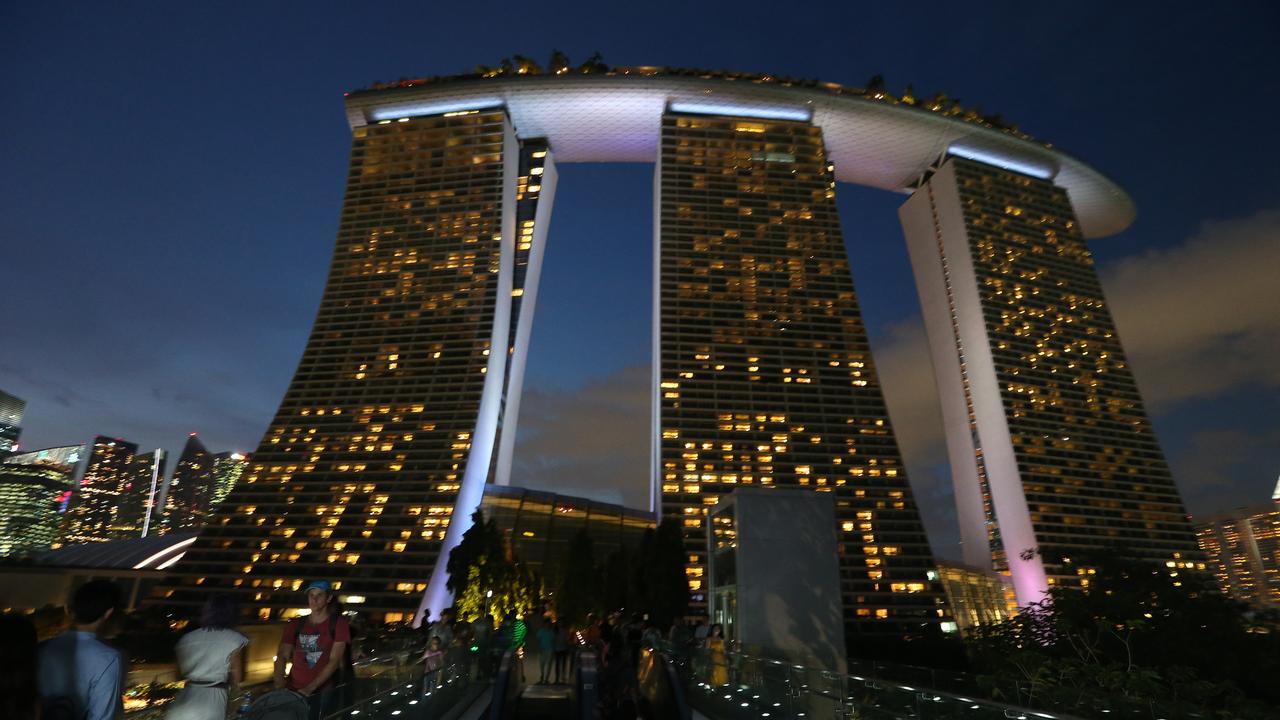 The Marina Bay Sands in Singapore City. Picture: Vanessa Hunter