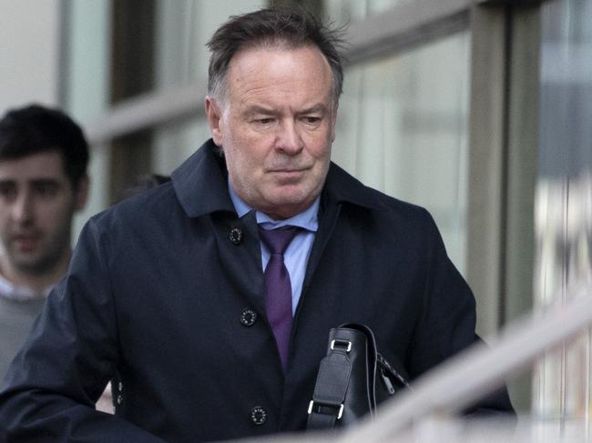 Justice Gregory Geason arrives at the Hobart Magistrates Court.  Picture: Chris Kidd
