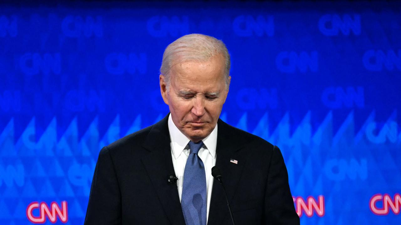 US President Joe Biden performed poorly during last month’s presidents debate. Picture: Andrew Caballero-Reynolds / AFP