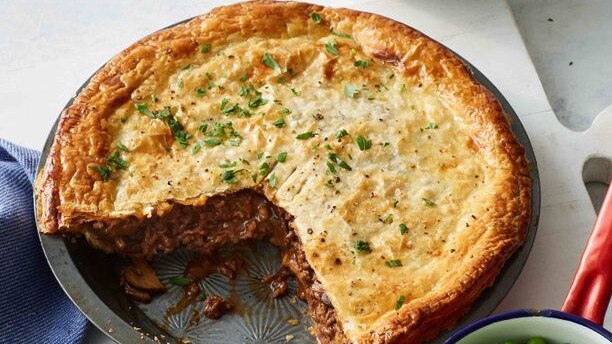 You can't go wrong with this beef and mushroom pie.