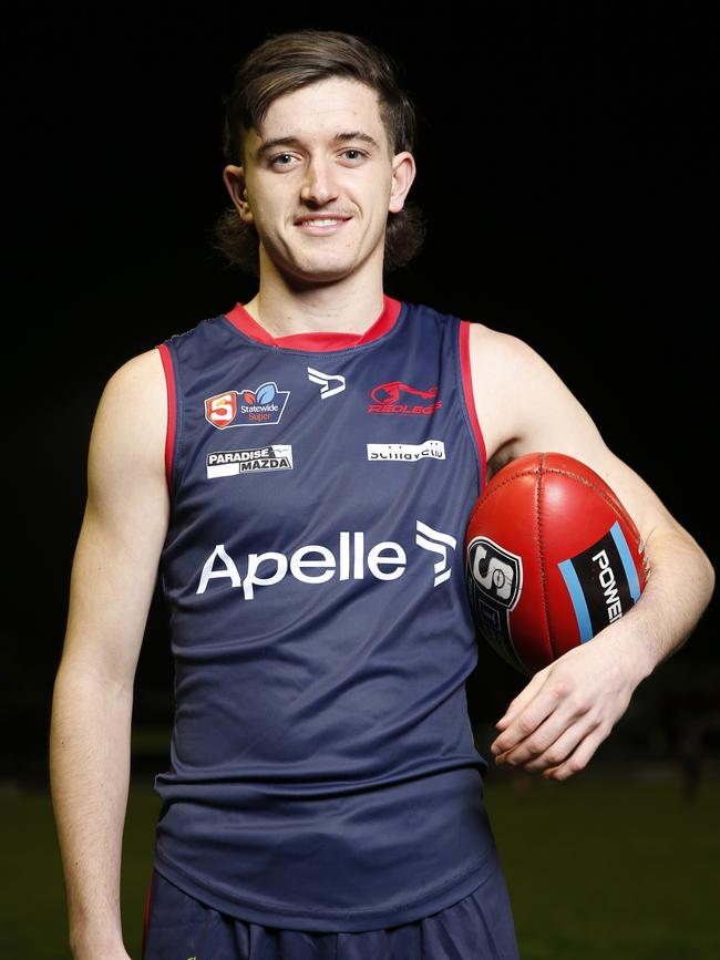 Norwood’s Cooper Murley is still likely to find an AFL home despite battling injury this year Picture: Cory Sutton/SANFL.