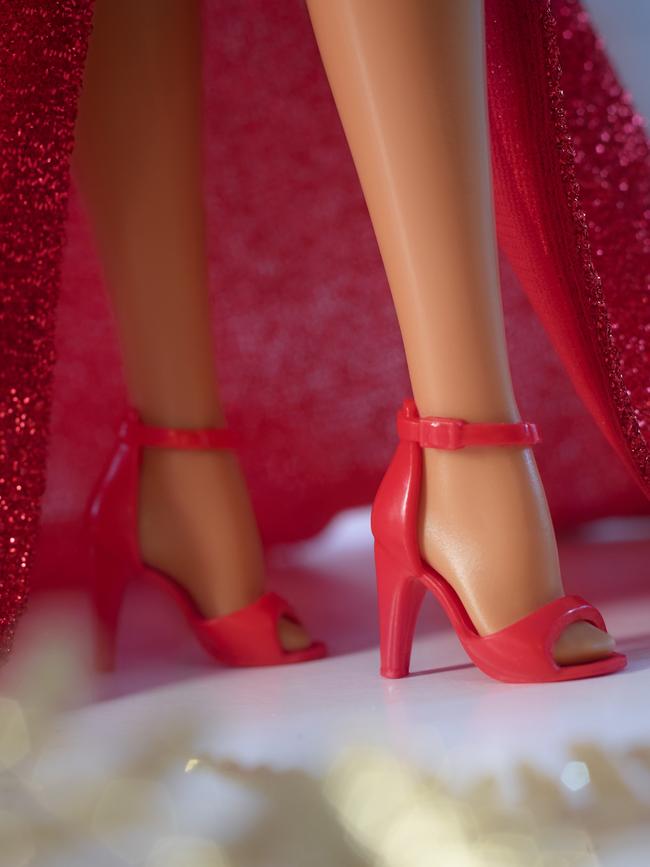 The Barbie doll’s heels. Picture: Mattel / Supplied