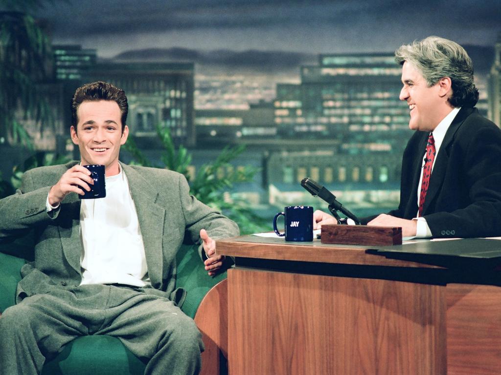 On the Jay Leno show in 1994. Picture: Margaret Norton/NBC/NBCU Photo Bank via Getty Images