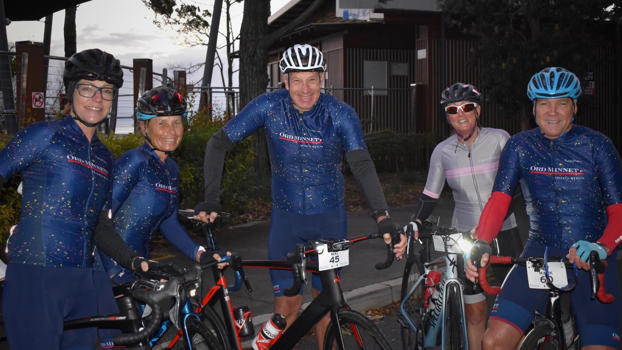 (L to R) Sylvia Clonan, Vlasta Gall, Mal Clonan, Jo Bettison and Mark Fielding. Picture: Isabella Magee