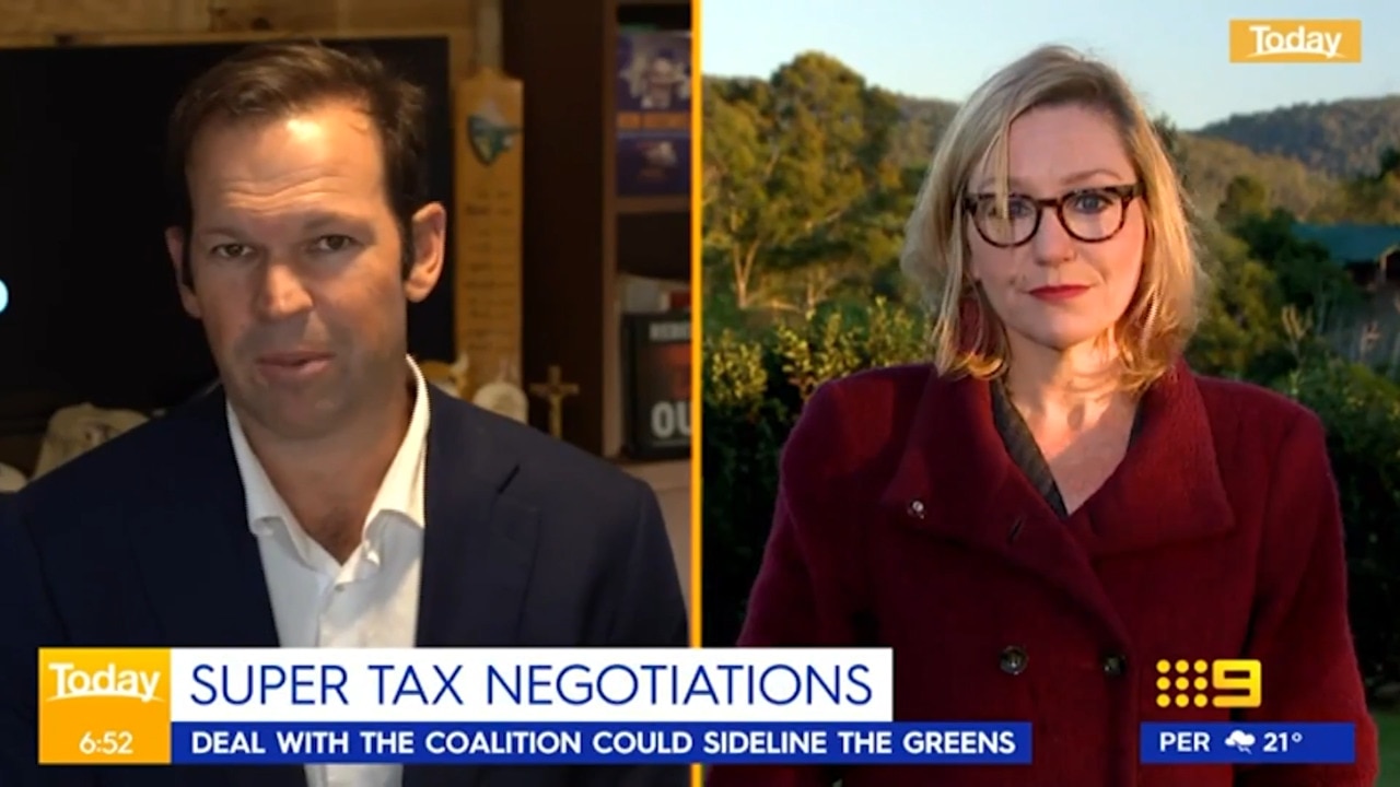 Today host shuts down super tax squabble