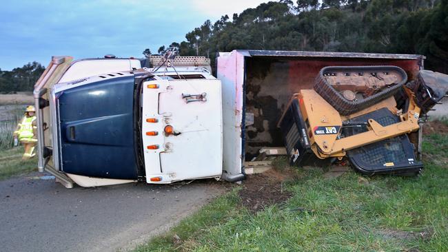 Roads in Victoria’s southwest are among the worst, mainly due to the growing number of trucks. Picture: Glenn Ferguson