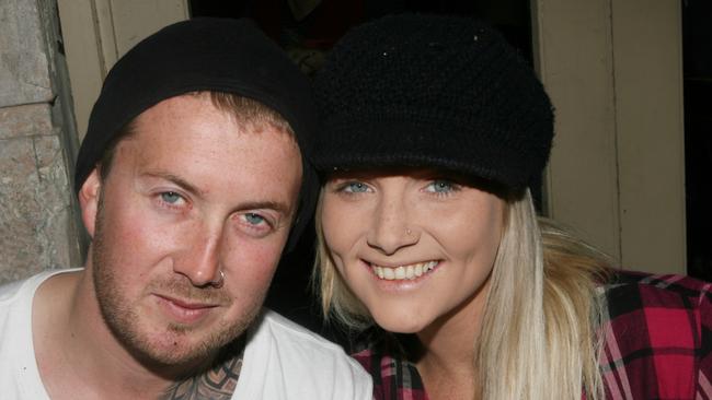 Ross McBride and Samantha Cook sporting black hats at the Main Street staple. Picture: Tanya Fry