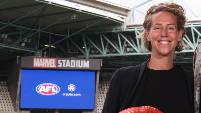 Acting AFL chief executive Kylie Rogers. Picture: Jonathan Di Maggio