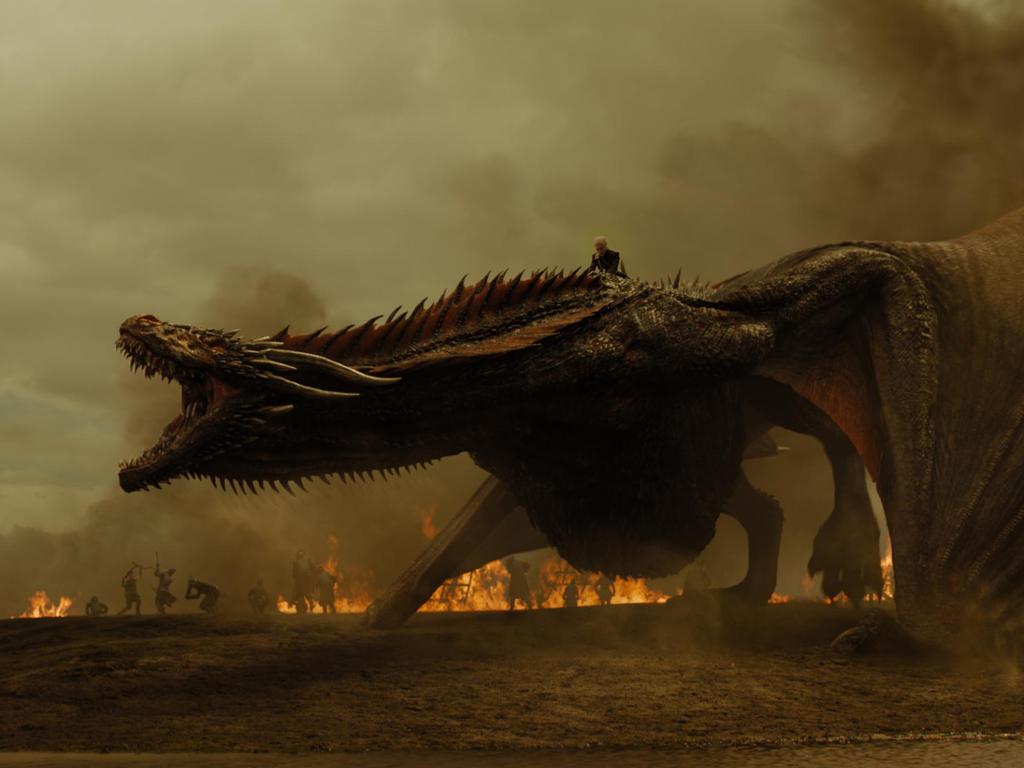 The cartoonist based his Inflation Rate Rise dragon on Drogon from Game of Thrones. Picture: file image