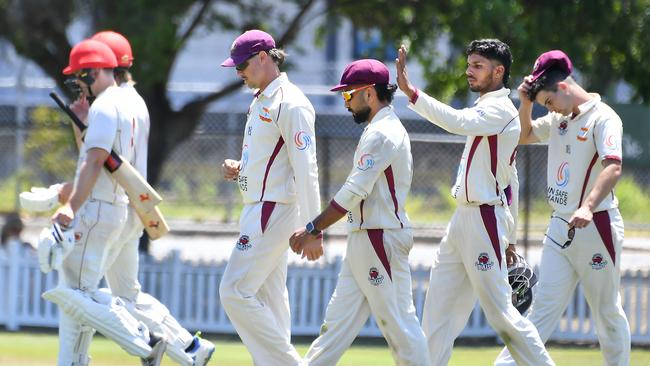 First grade mens cricket between the Sunshine Coast and Toombul earlier this season.