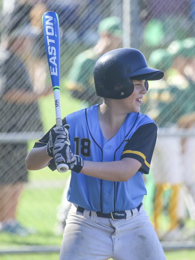 Met North V Sunshine Coast at the 12-14 years QLD School Sport 12-14 years Baseball Championships at Benowa. Picture: Glenn Campbell