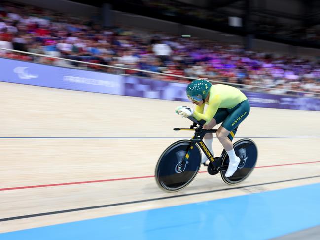 Australia’s track team dominated on Friday night. Picture: Getty Images