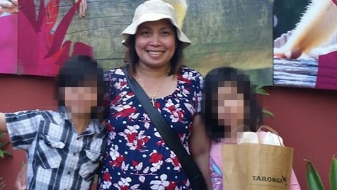 Myra Hashemi, who died in a crash at Barmera on Tuesday night, with her two children. Picture: Facebook