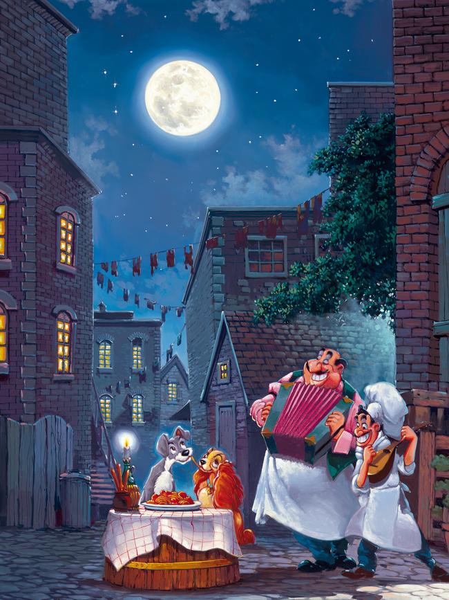 1955’s Lady and the Tramp previously displayed a content warning.