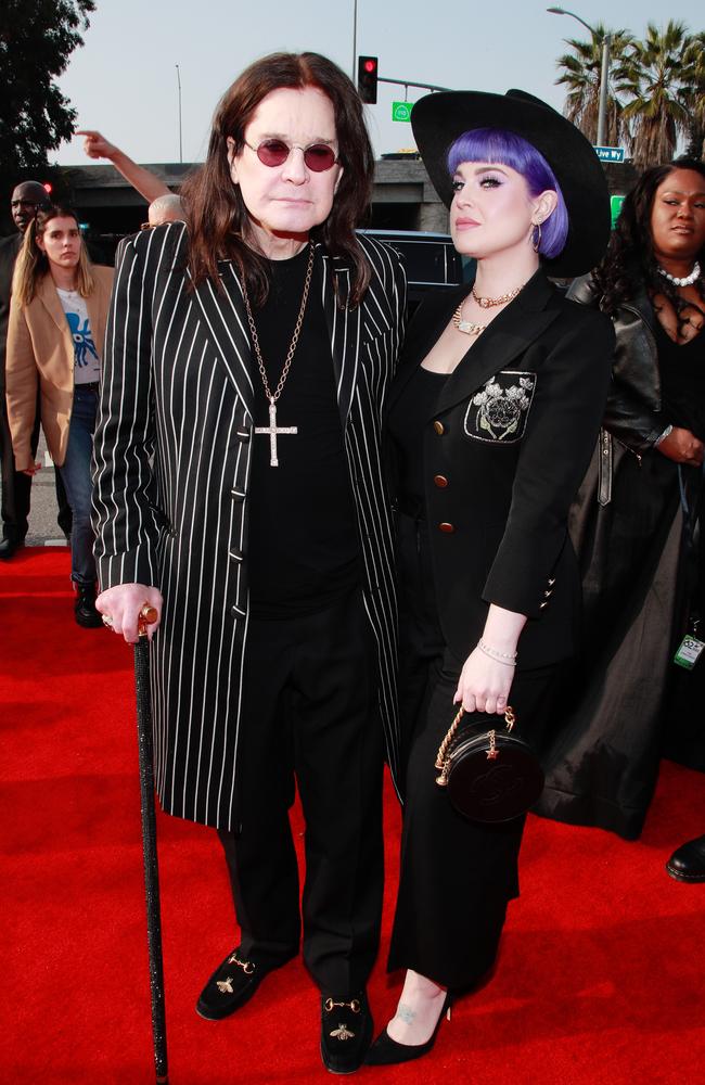 Ozzy Osbourne and daughter Kelly attend the 62nd Annual Grammy Awards. Picture: Rich Fury/Getty Images