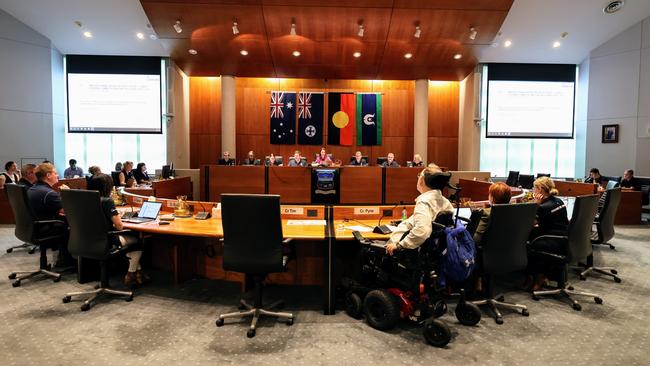 Eight councillors voted for the council’s new reconiciliation action plan with two voting against adopting the document. Picture: Brendan Radke